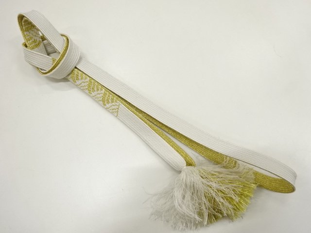 JAPANESE KIMONO / HAND-TIED OBIJIME CORD